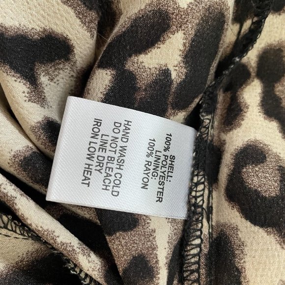 Lulus Women XL Leopard Print Satin Ankle Ties Jumpsuit - Picture 11 of 12